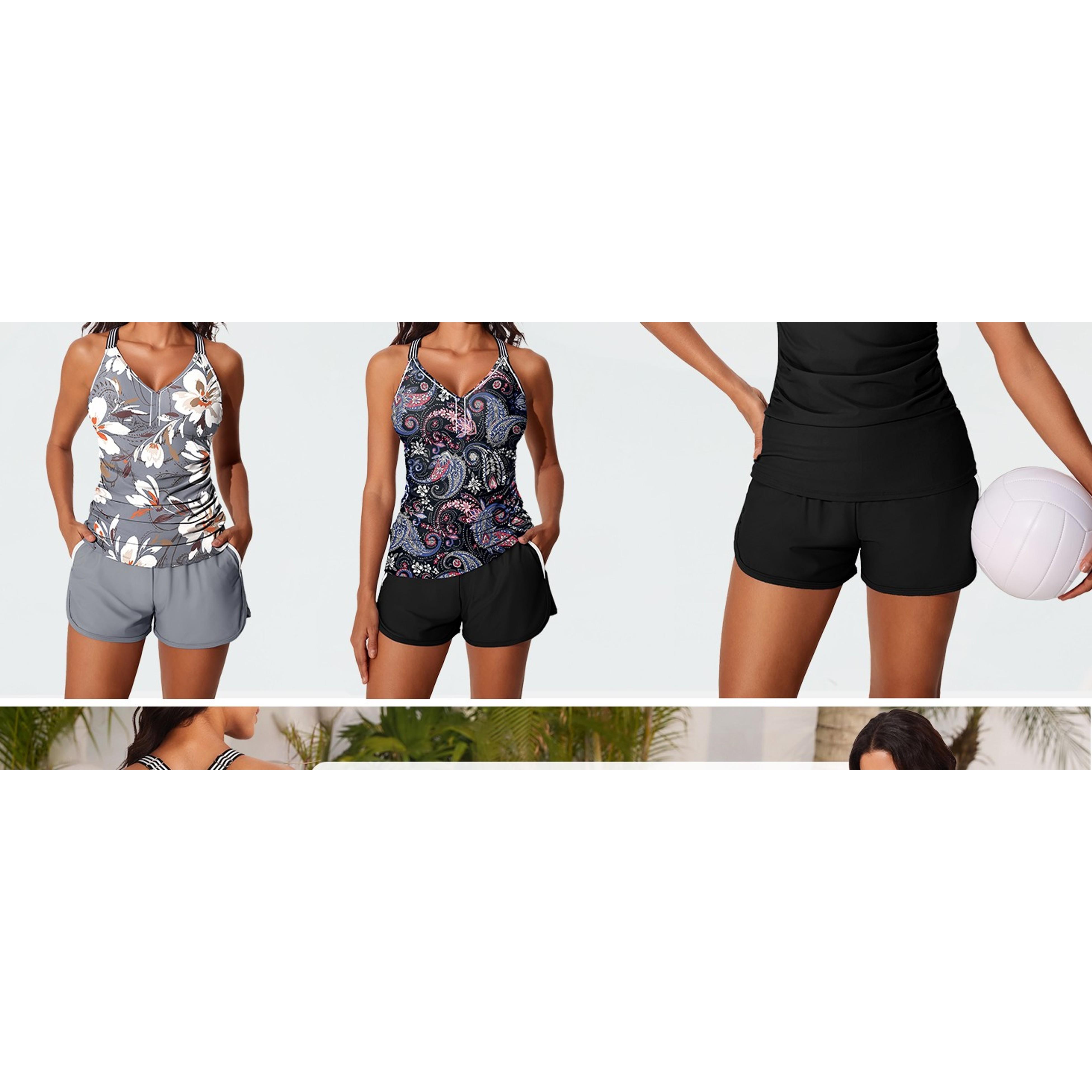 Modest Tankini Swimsuits for Women 2026 Tummy Control Two Piece Modest Tankini Swimsuits for Women 2026 Tummy Control Two Piece