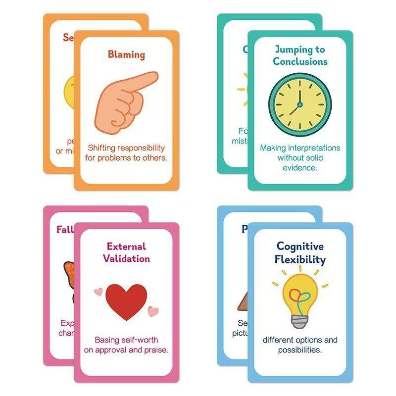 Ultimate 110-Piece Portable Note Cards, Multi-Function Study Flashcards for Journaling & Word Learning, Blank Write-On Loose-Leaf Cards