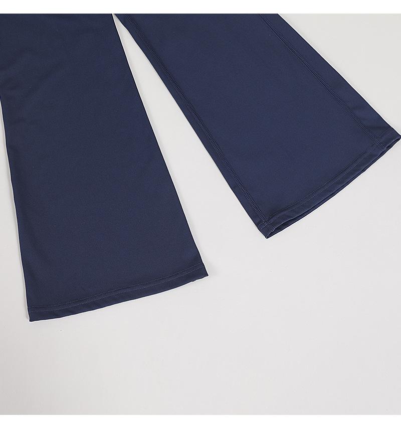 Slimming flared yoga pants, high-waisted butt-lifting wide-leg pants for outdoor fitness, Pilates, and body shaping