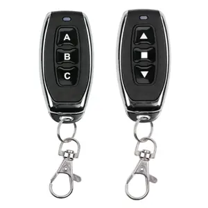 Universal 433mhz Wireless Clone Switch, 3-Button Gate Garage Door Control, Duplicator Remote Control Key, Lithium Batteries Included