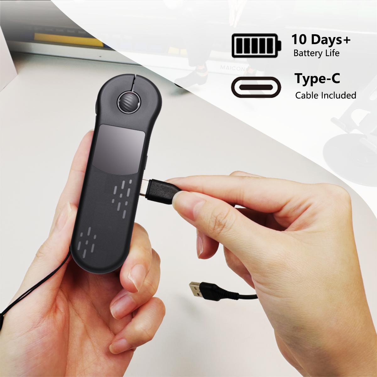 Remote control Bluetooth Rechargeable Handheld  Scrolling Air Laser Mouse with Touchpad for Tik_tok , Instagram ，YouTube  Wireless Presentation Clicker, Video Scroller & Page Turn for Kindle APP,PowerPoint Slide,Selfie,for Android & iOS and PC Tablet