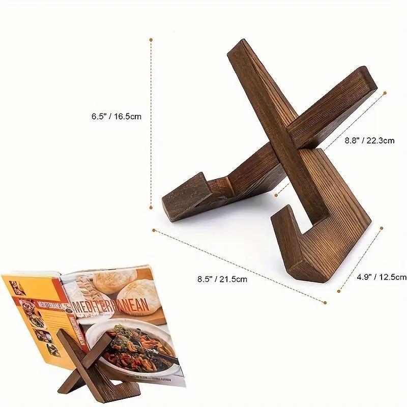 Solid Wood Multi-Functional Display Rack, Display Holder, Full Solid Wood Material, Adjustable Hanging Desktop, Kitchen Storage, Desk Reading Stand