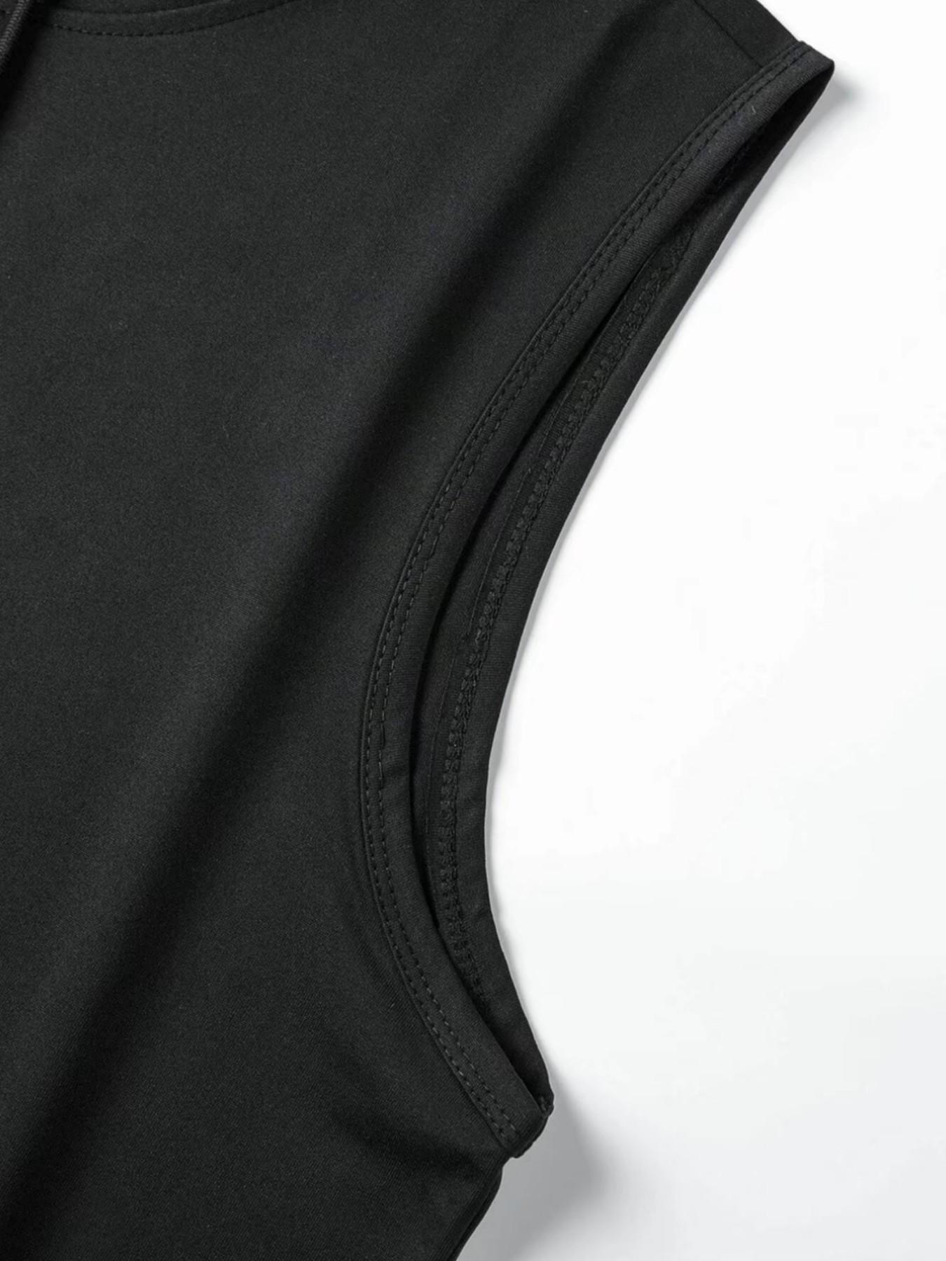 Men's Sleeveless Hooded Tank Top, Mexican Theme Print, High-Quality Breathable Fabric, Comfortable Loose Fit Sporty T-Shirt Men's Sleeveless Hooded Tank Top, Mexican Theme Print, High-Quality Breathable Fabric, Comfortable Loose Fit Sporty T-Shirt