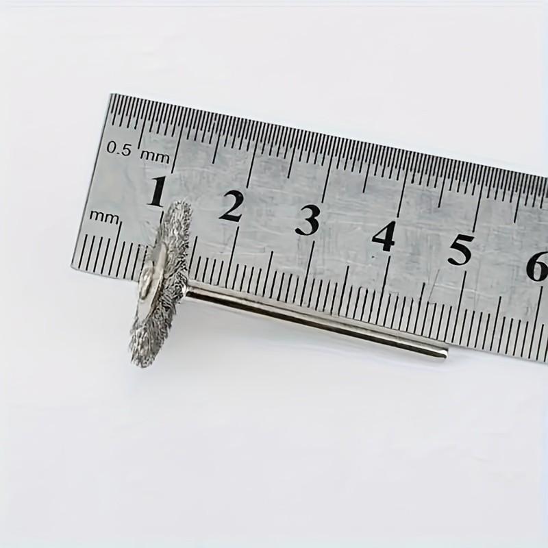 5 Piece Rotary Tool Wire Brush Set, 3mm Handle Drill Bits, Non-Electric Polishing Wheel Drills, Metal Surface Polishing Attachments