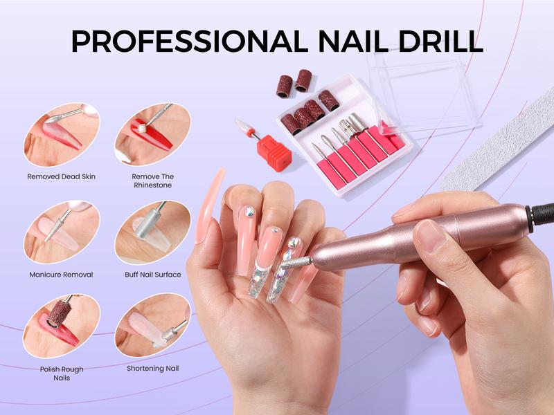 VANSISOS Acrylic Nail Kit with UV Light: Complete Beginner-Friendly Professional Set with Charms & Full Supplies
