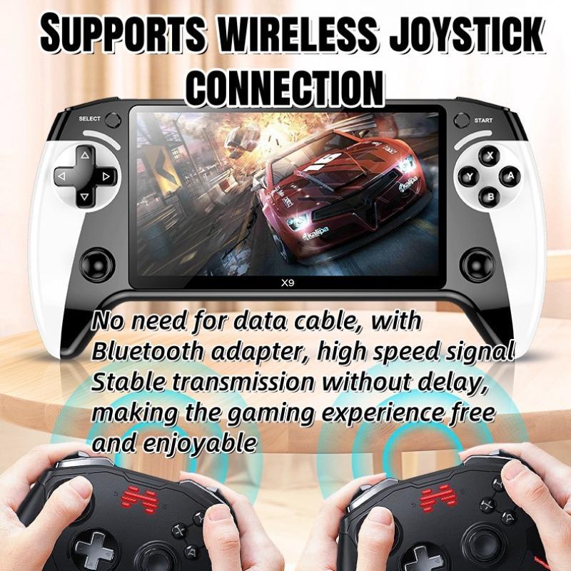 X9 Classic Game Console, Handheld Gaming Console, Supports 10 Retro Simulators, 5.5 Inch HD Screen, New Flagship Chip, Performance Boosted over 80%, Ideal for Nostalgic Gamers