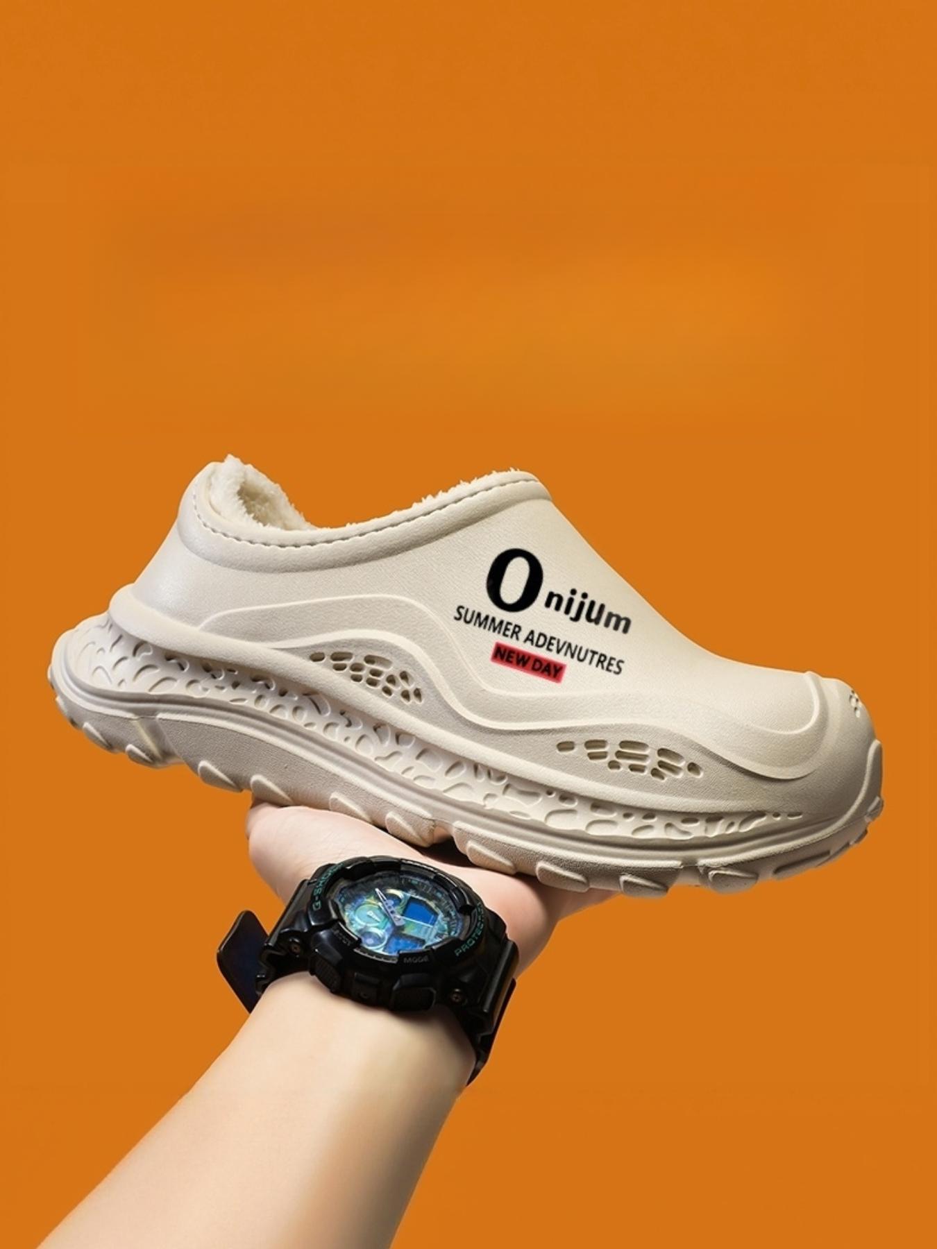 Thick Sole Anti-Slip Fleece Lined Warm Slippers, Durable Waterproof, Essential Winter Travel Shoes, Comfortable and Stylish