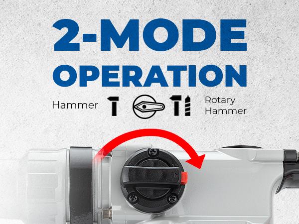 【5-year warranty】DongCheng 1-1/8 Inch SDS-Plus Rotary Hammer Drill with Safety Clutch, 9.2 Amp Heavy Duty Corded Demolition Hammer for Concrete, 3.6 Joules, Including 3 Drill Bits, Flat Chisels and Point Chisels Power Tools 【5-year warranty】DongCheng 1-1/8 Inch SDS-Plus Rotary Hammer Drill with Safety Clutch, 9.2 Amp Heavy Duty Corded Demolition Hammer for Concrete, 3.6 Joules, Including 3 Drill Bits, Flat Chisels and Point Chisels Power Tools