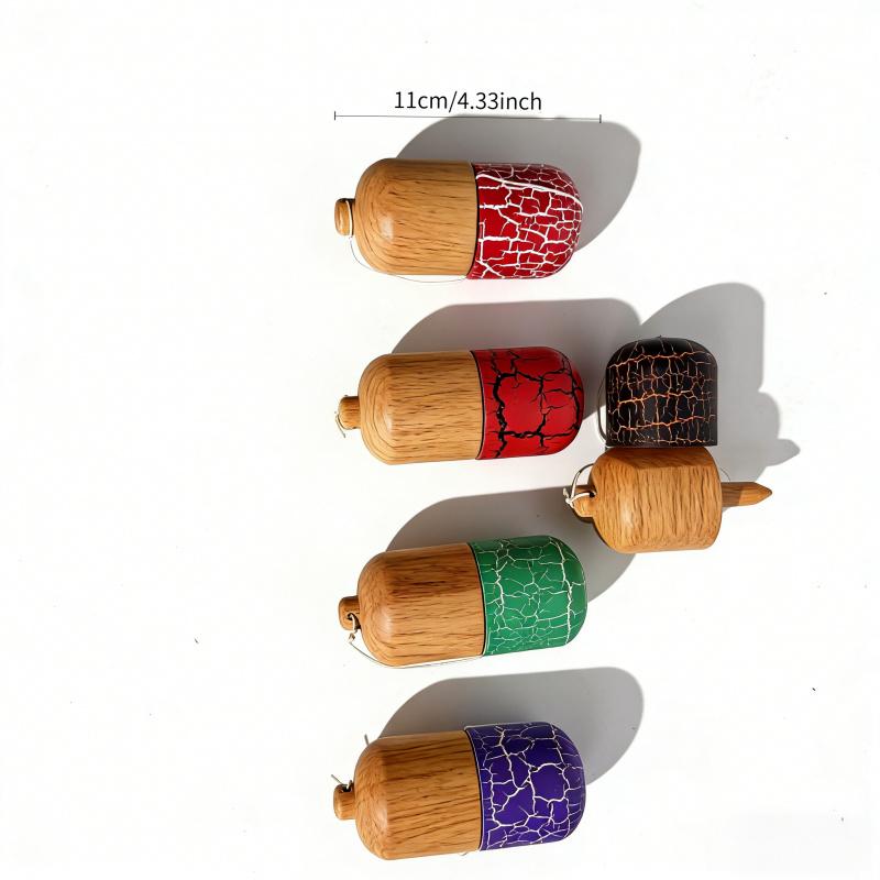 New Capsule-shaped Crack Pattern Kendama Skill Ball Trainer | Advanced Reaction & Coordination Tool, Perfect for Outdoor and Indoor Use, Ideal Gift for Beginners and Professional Players