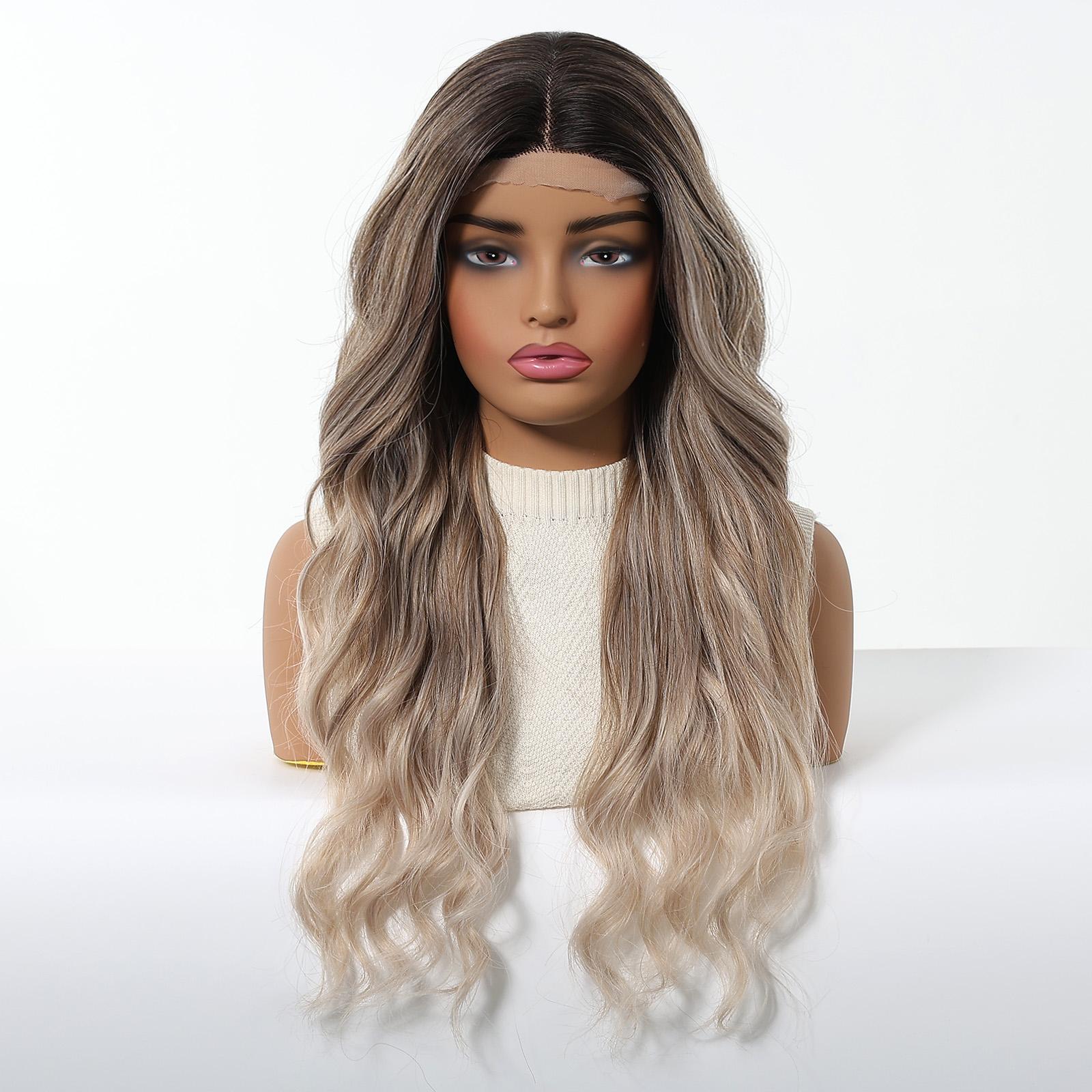 Topshe Natural Wave Wig, Heat Resistant Balayage, 26 Inches, Natural Look, Versatile for Daily Wear, Graduation, Travel, Holidays, Lace Front Wig