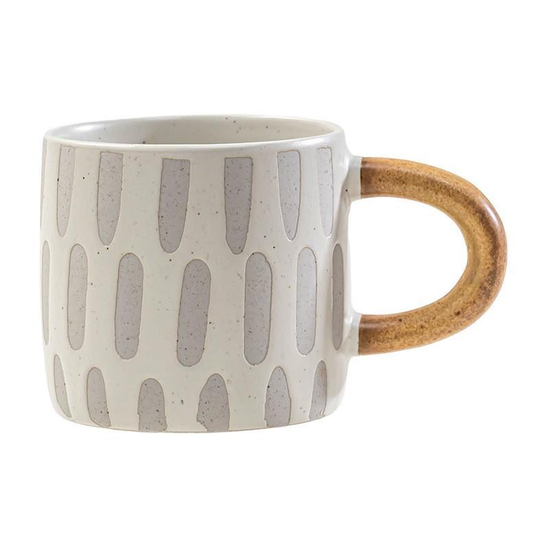 Creative Colorful Pattern Mugs for Home Use, Simple Design Coffee Breakfast Cup, Restaurant Tea Water Mug, Wholesale Bulk Buy