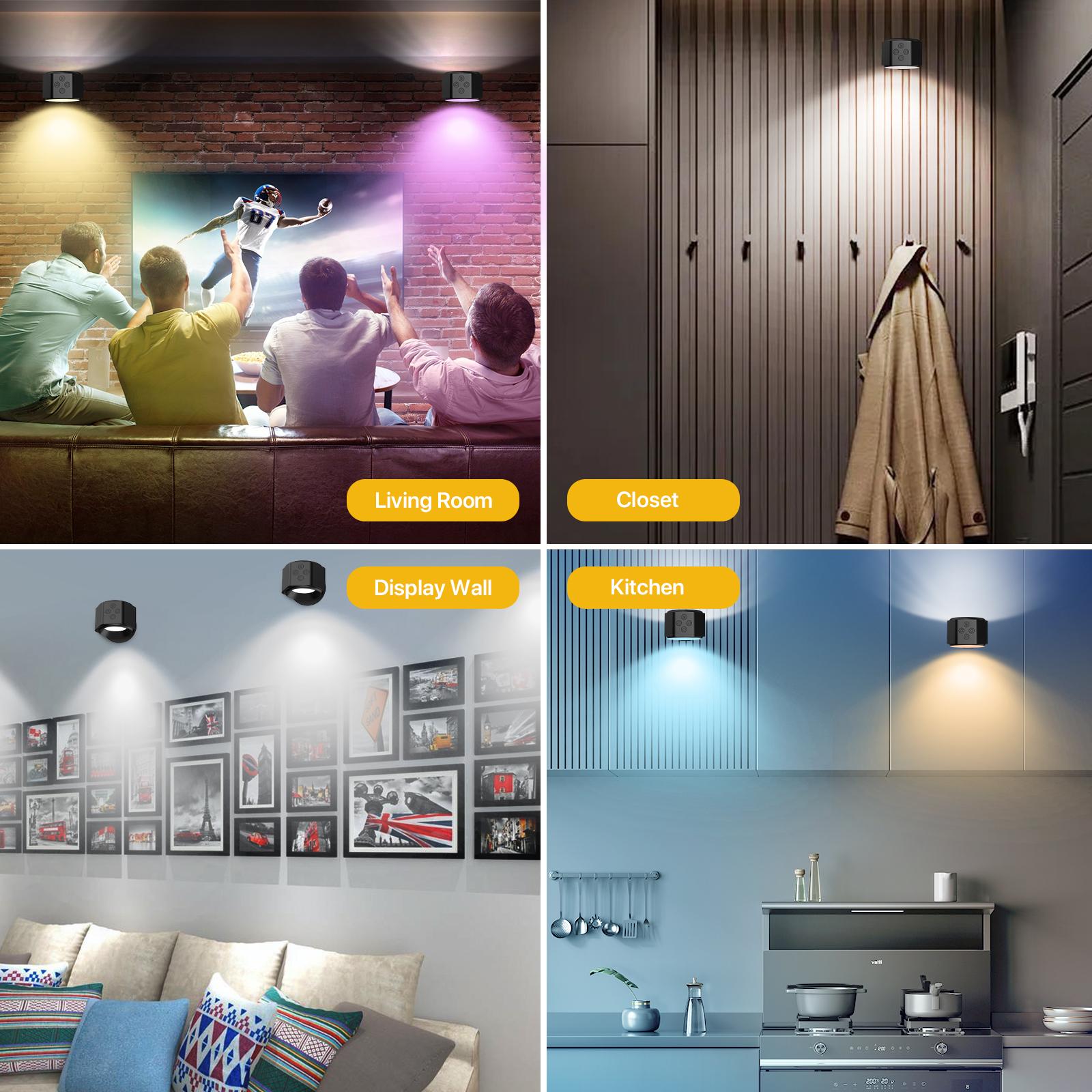 GALENTAL Up and Down Wireless Wall Lamp, Magnetic Rechargeable RGB light, Remote and Button Control Wall Sconce,Adjustable Night Light, Book Lights for Bedroom,living room,Kids Study,Display Wall,Hallway,Kitchen,Stair,Basement GALENTAL Up and Down Wireless Wall Lamp, Magnetic Rechargeable RGB light, Remote and Button Control Wall Sconce,Adjustable Night Light, Book Lights for Bedroom,living room,Kids Study,Display Wall,Hallway,Kitchen,Stair,Basement