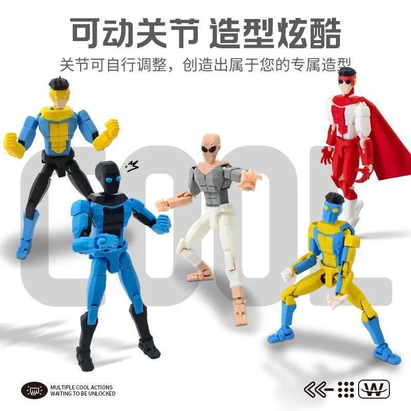 Invincible Mark Lucky 13 Multi Joint Movable Action Figure Diy Assembled Collectible Toy For Adult Holiday Surprise Gift