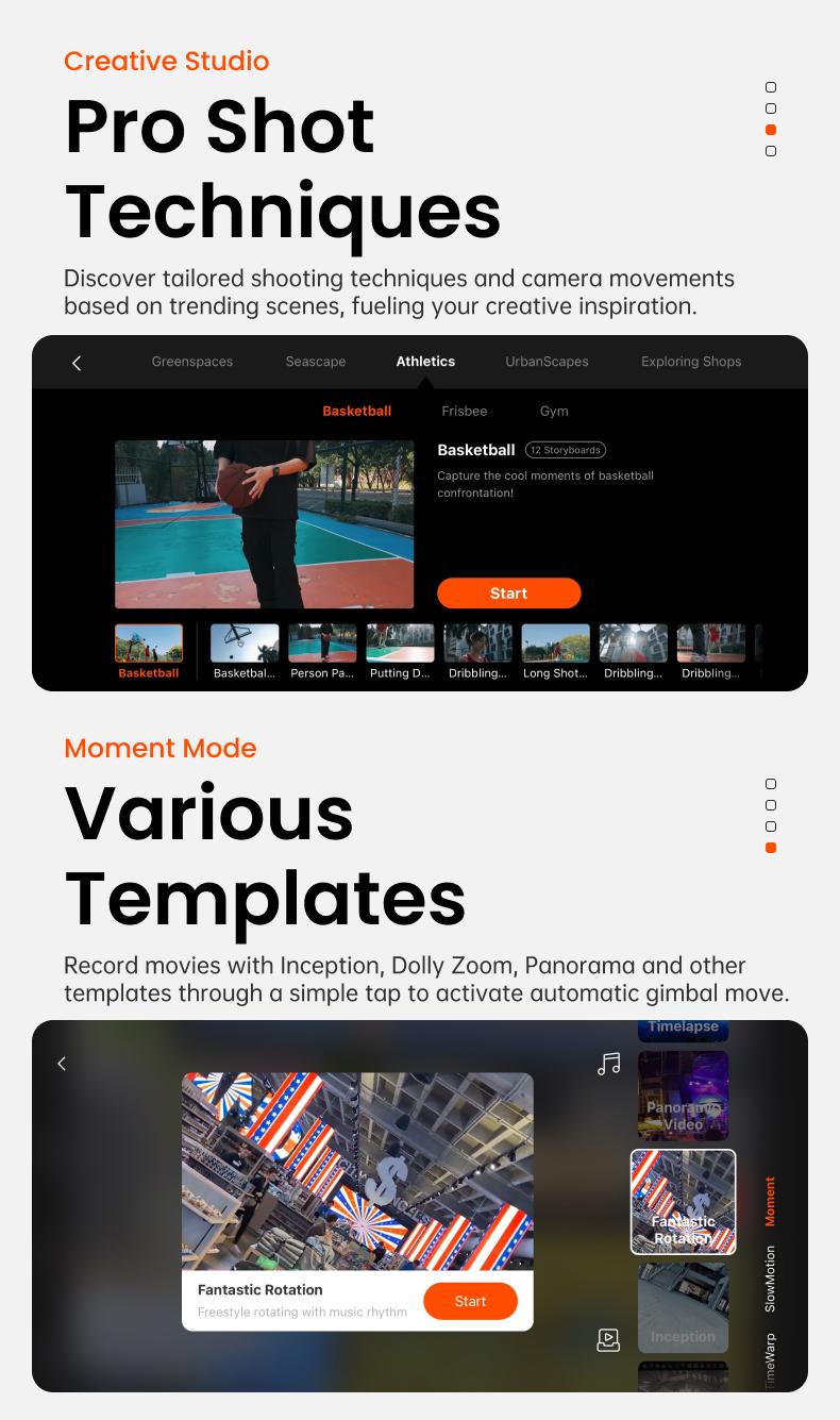 hohem iSteady X3 Gimbal Stabilizer for iPhone, Smartphone Gimbal with Detachable Remote Control, Portable Foldable 3-Axis Phone Gimbal for Android & iPhone 17 series, Built-in Tripod, Built-in Extendable Rod,Vlog Stabilizer