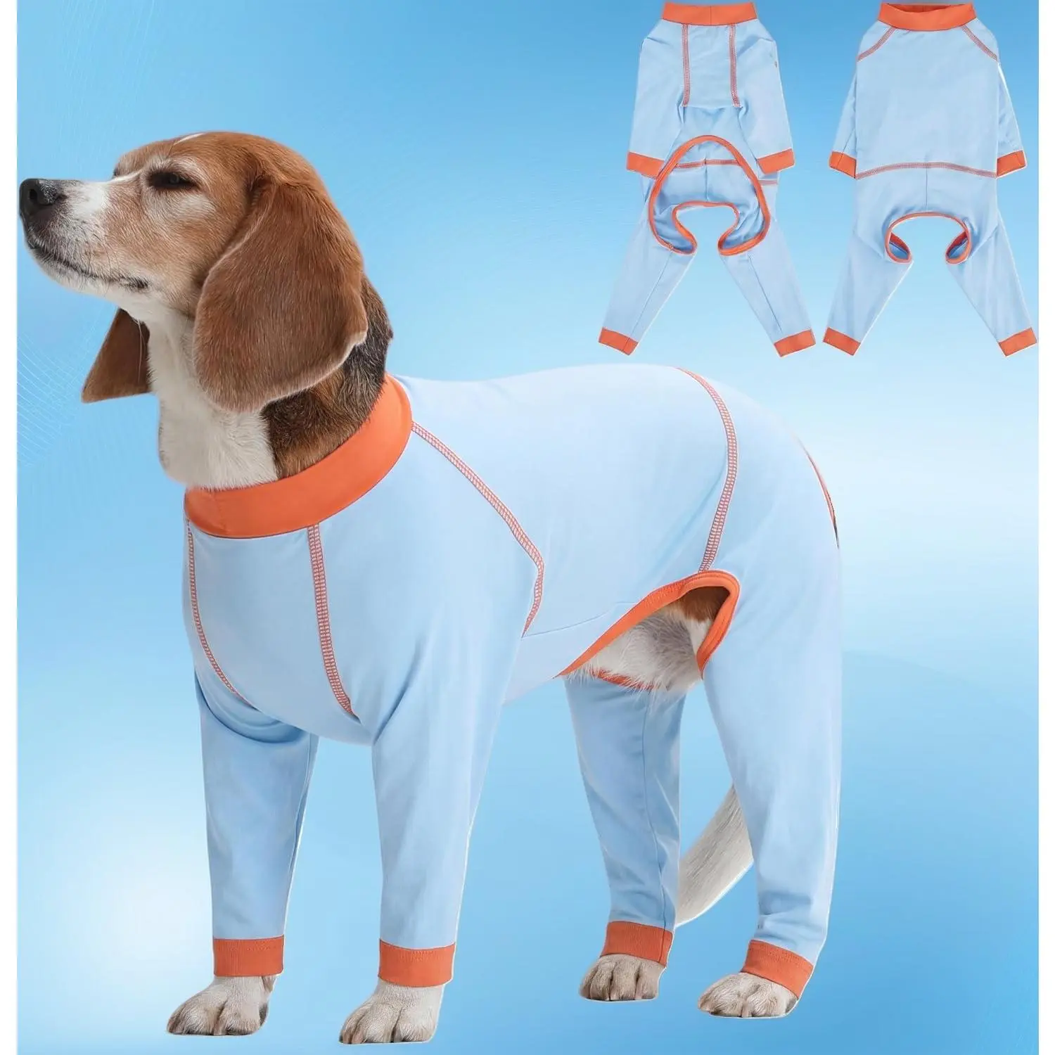 Large Dog Dirt Resistant Onesie |   Outdoor Anti-Shedding Dog Bodysuit