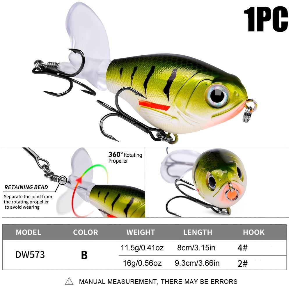 1/5pcs fish bait, propeller lure, surface tractor 11.5g, 16g biomimetic false bait, plastic hard bait, long throw floating pencil, fishing for sea bass, sea bass, shuttle bass, catfish, catfish on the water surface