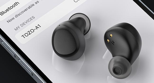 TOZO A1 Mini Wireless Earbuds Bluetooth 5.3 in Ear Light-Weight Headphones Built-in Microphone FathersDayGift Headset Audio Electronic headphones bluetooth traveling gadgets audifonos bluetooth