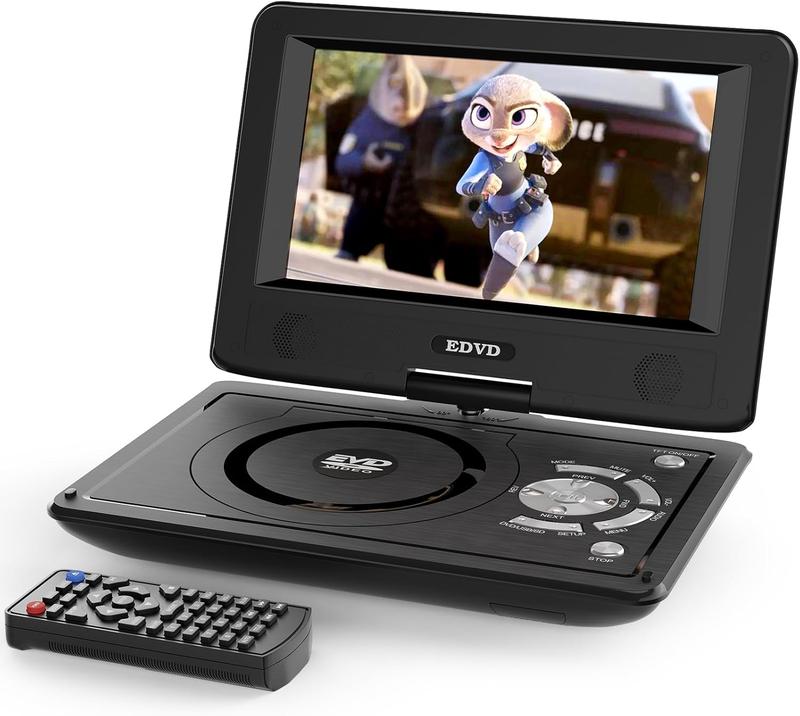 Ultra-thin HD 9.8 inch mobile DVD player with TV portable evd player car DVD player supports SD card/USB/CD/DVD and multiple disc formats