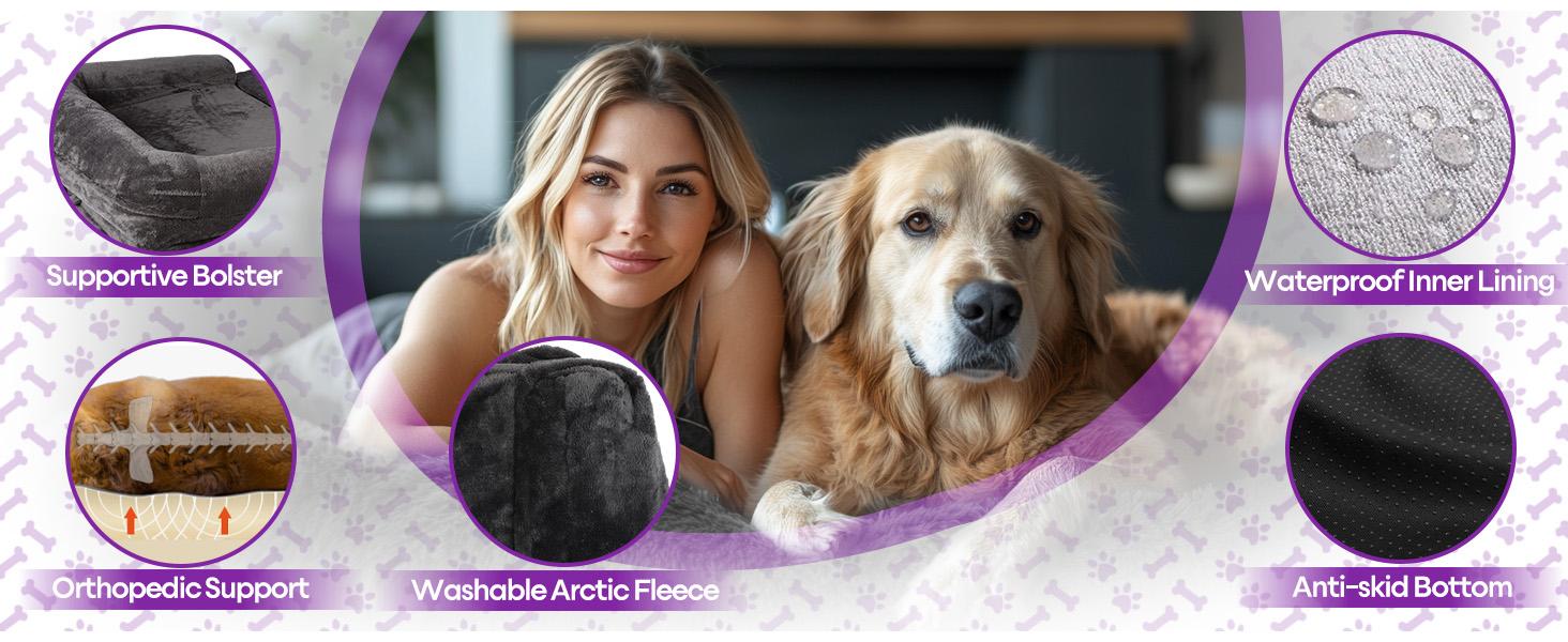 Foldable Human Dog Bed,Orthopedic Memory Foam Human Sized Dog Bed,Human and Dog Massage Chair Massage Bed,2 in 1 Calming Human Size with Egg Foam Supportive Mat and Waterproof Liner,Storage Pocket (75”x45”x10”) Portable Pad Foldable Human Dog Bed,Orthopedic Memory Foam Human Sized Dog Bed,Human and Dog Massage Chair Massage Bed,2 in 1 Calming Human Size with Egg Foam Supportive Mat and Waterproof Liner,Storage Pocket (75”x45”x10”) Portable Pad