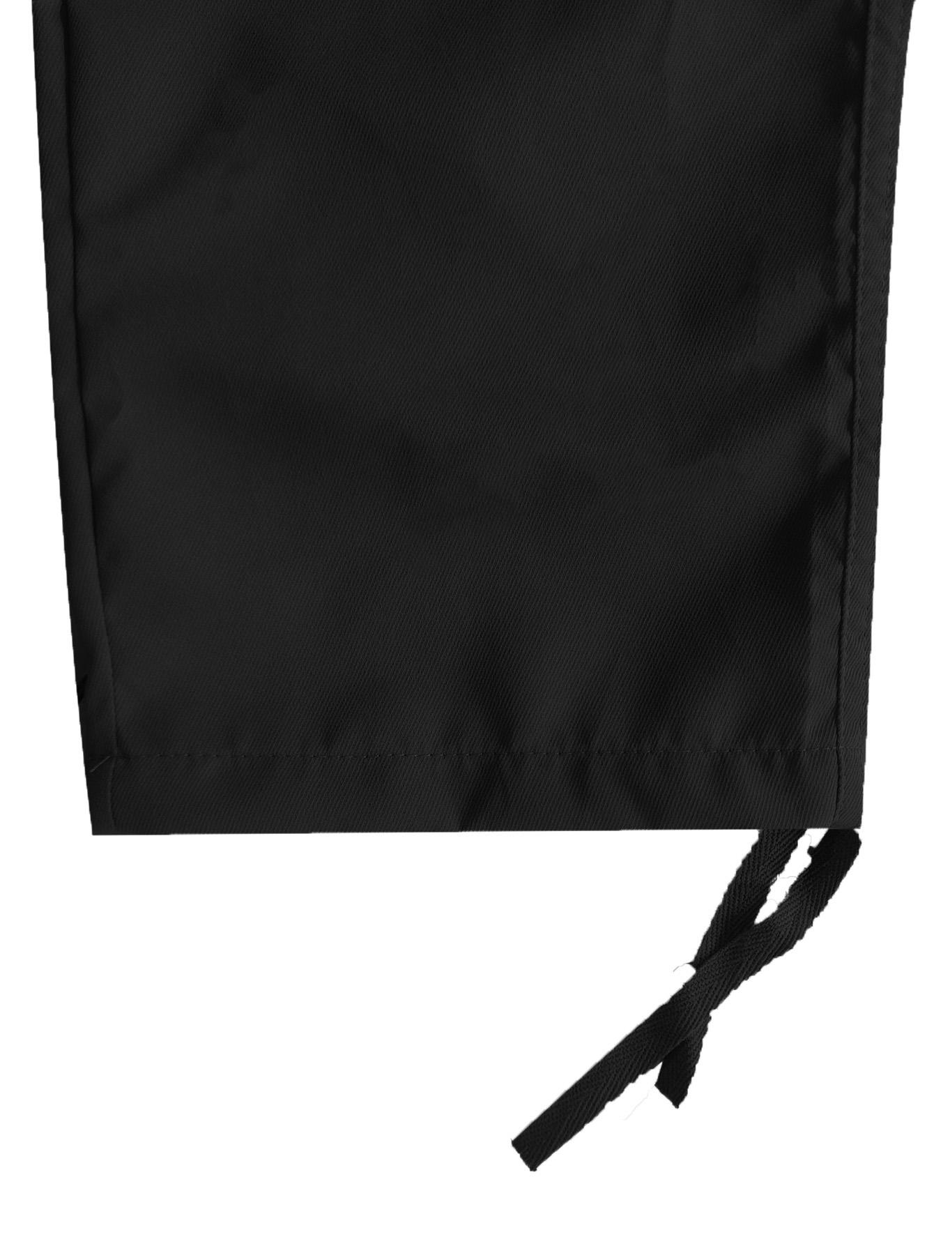 4-piece set of men's durable work pants with multiple pockets for outdoor sports, featuring drawstring design, suitable for spring and autumn, machine washable, holiday gift.