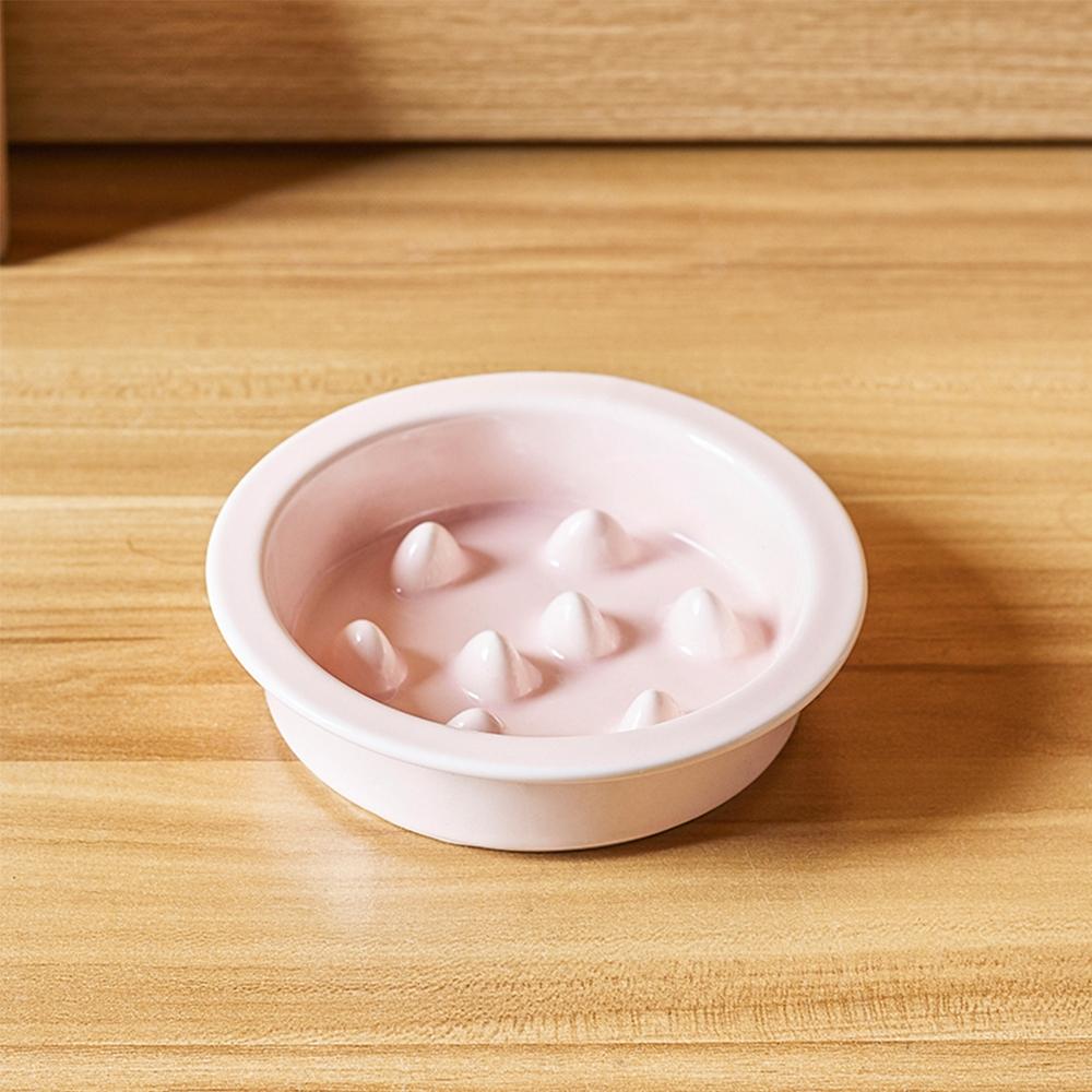 Slow Feed Ceramic Dog Pet Slow Feeder, Cervical Spine Protection, Anti-Choking Cat Bowl, Dog Food Bowl, Cat Food Bowl, Elevated Slow Feeder, Slow Feeder Bowls