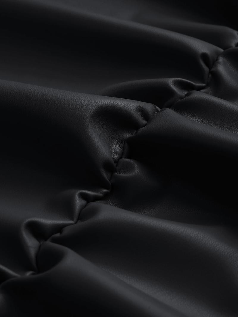 Women's Patchwork Knot Side Dress, Casual Fashion Long Sleeve Dress for Daily Wear, Ladies Clothes for All Seasons, Womenswear