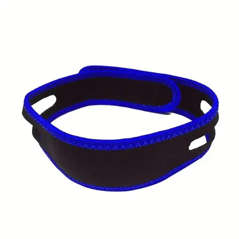 New Anti-Bruxism Mouth Guard Mouthpiece Snore Stopper Chin Support Strap, Unisex Health Snoring Solution, Comfortable Sleep Aid