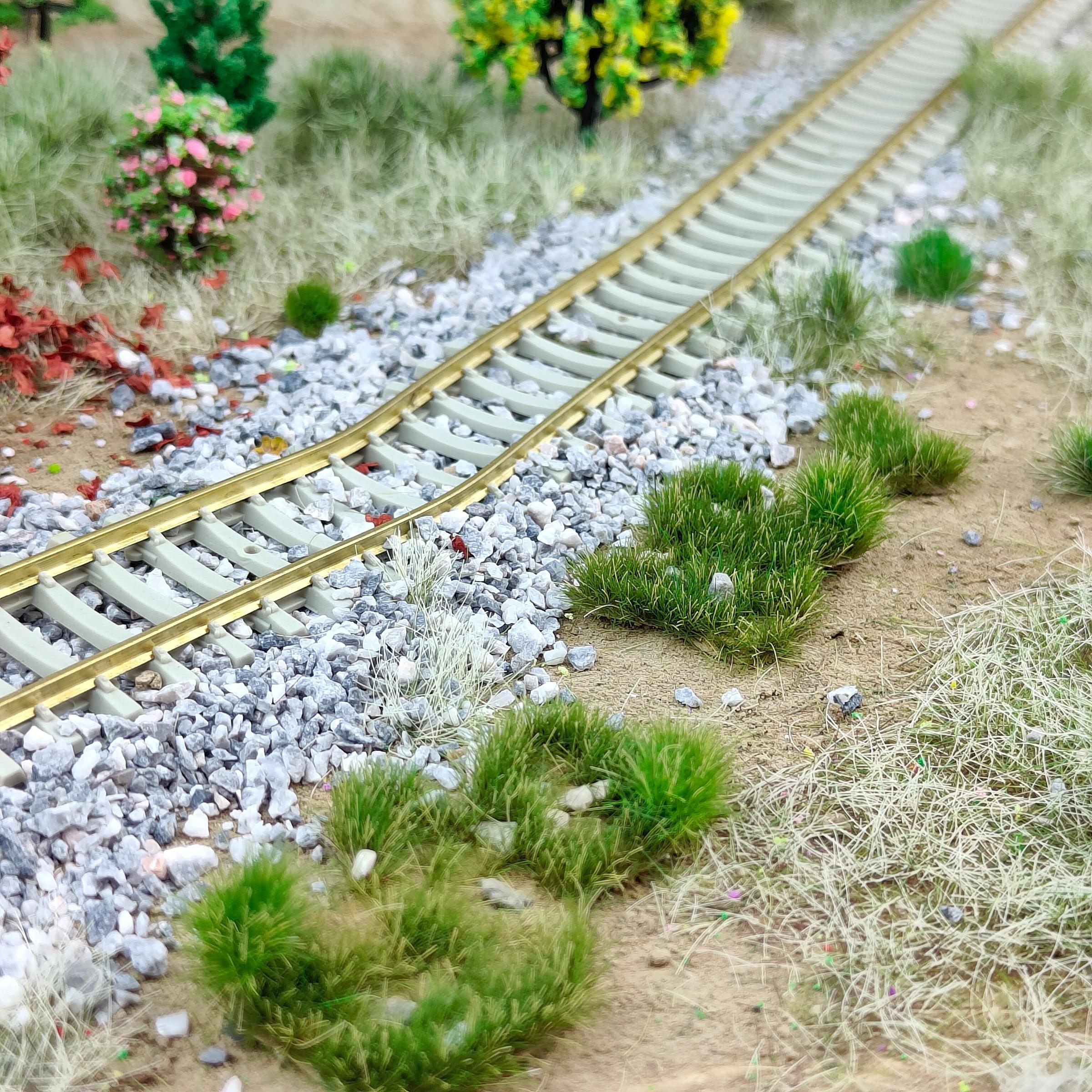 Self-Adhesive Static Grass Sheets, Multi-Sized Model Scenery Grass Mats, Ideal for Train Models, 3D Models, Railway Layouts, Tabletop Rpgs, Artificial Faux Plants