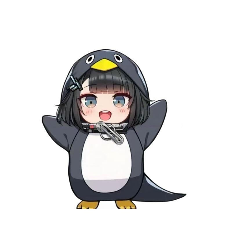 Arknights Endfield Penguin Administrator Statue Toy Gugu Gaga Cartoon Penguin Doll Home Decor Kids Holiday Surprise Present