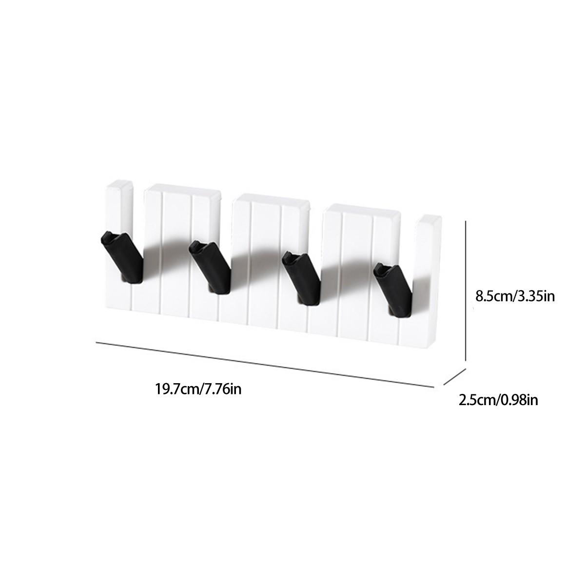 1 piece piano hook wall sticking umbrella key bag wrap coat hat hanger hook hook kitchen hook storage rack