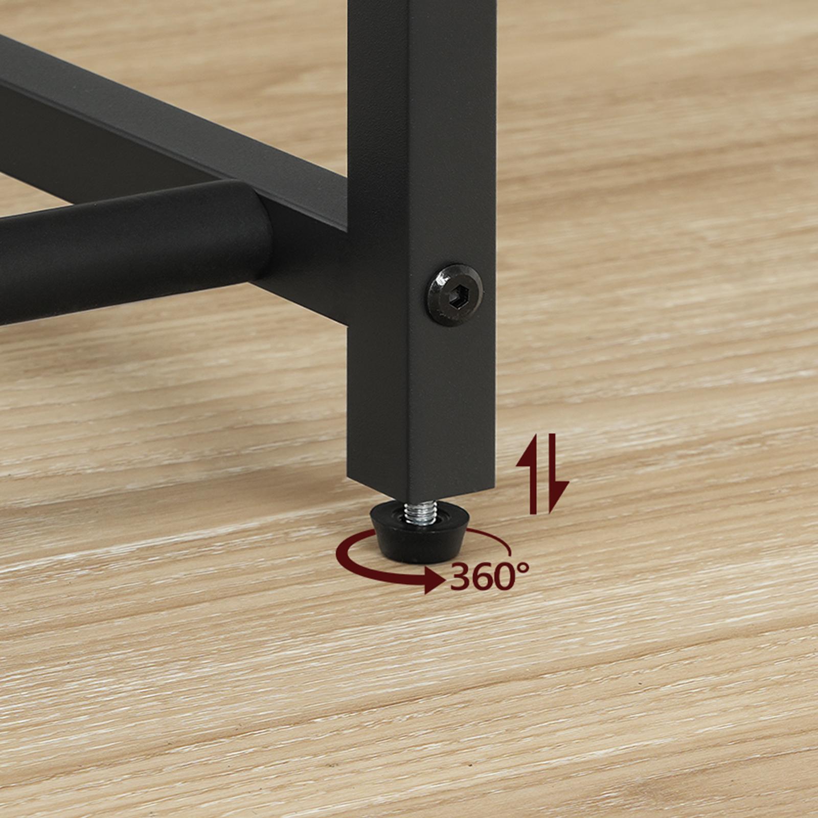 MAHANCRIS Guitar Stand for Acoustic Holder, Electric Guitar, Bass, Ukulele, Multiple Guitar Rack Holder, Floor Adjustable for Guitars, Guitar Amp Accessories, for Home Music Studio, Black