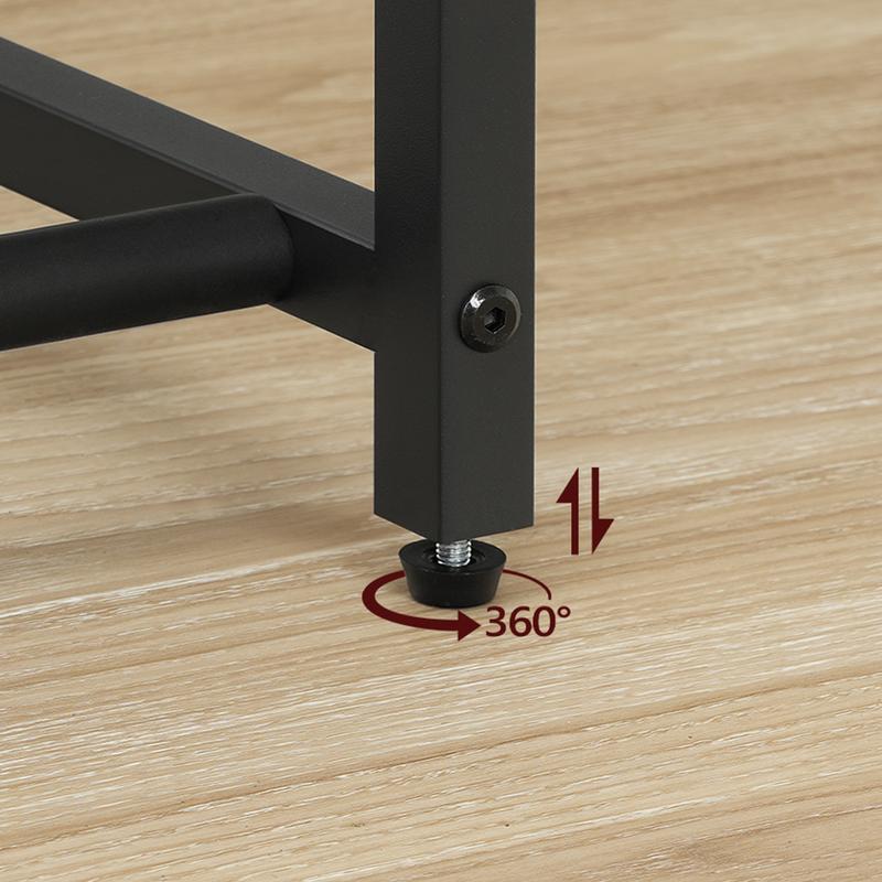 MAHANCRIS Guitar Stand for Acoustic Holder, Electric Guitar, Bass, Ukulele, Multiple Guitar Rack Holder, Floor Adjustable for Guitars, Guitar Amp Accessories, for Home Music Studio, Black