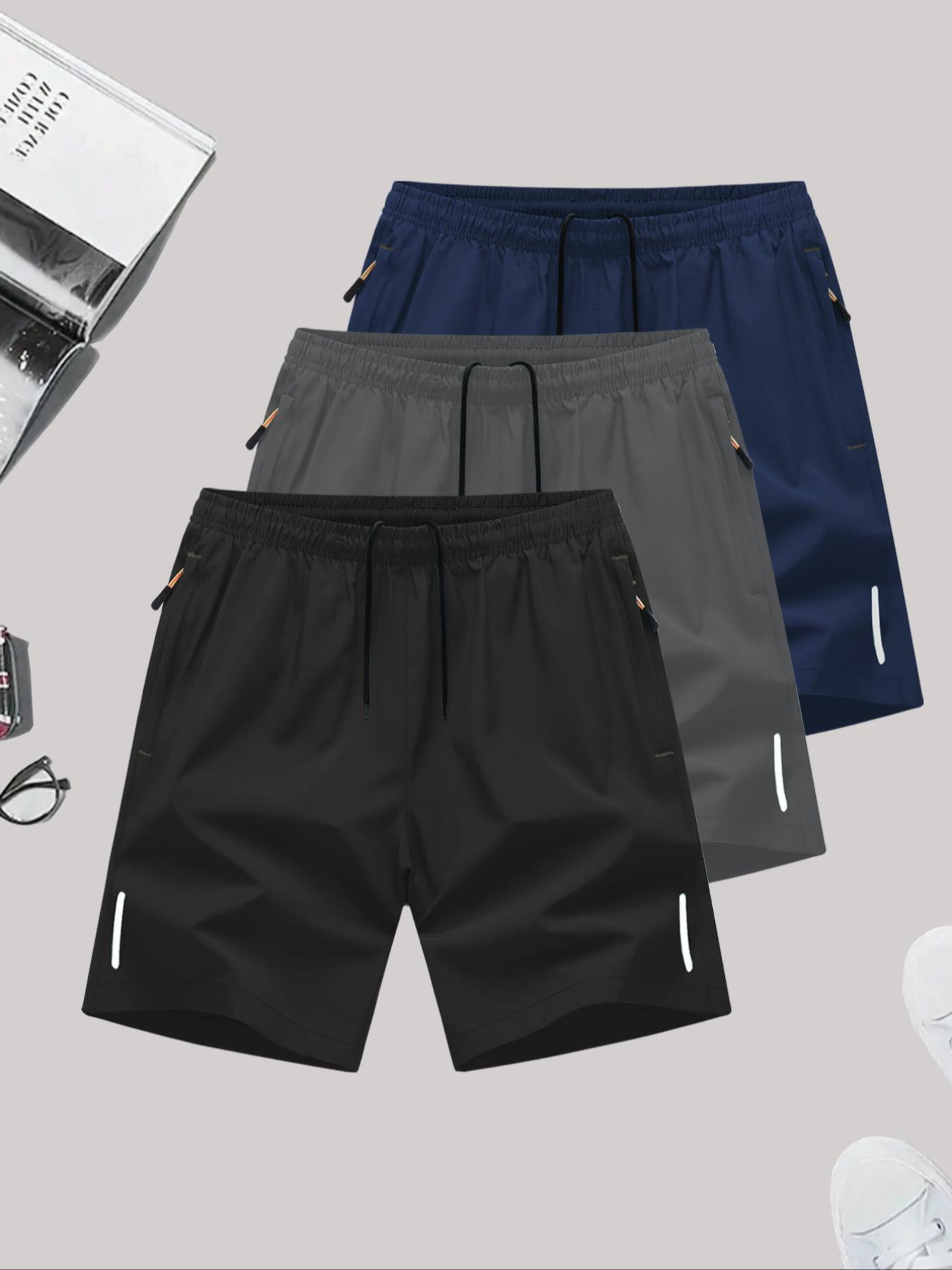 Men's Casual Sports Shorts, Quick-Drying Running Fitness Training Breathable Fashion Printed Knee Length Pants