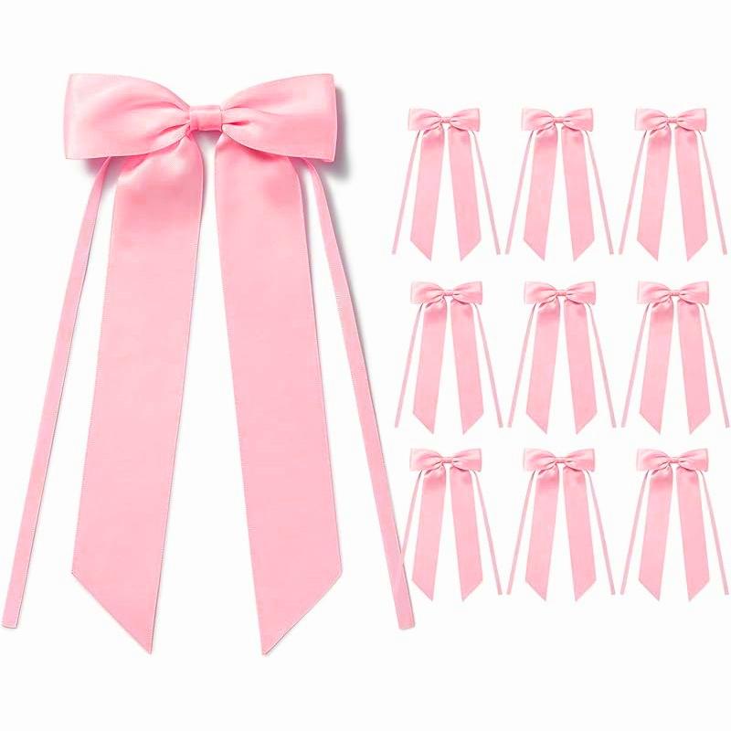 10-Pack Pre-Formed Ribbon Bowls, Multi-Color Options, Perfect for Wedding, Mother's Day, Valentine's Day Decorations, Gift Wrapping, DIY Crafts