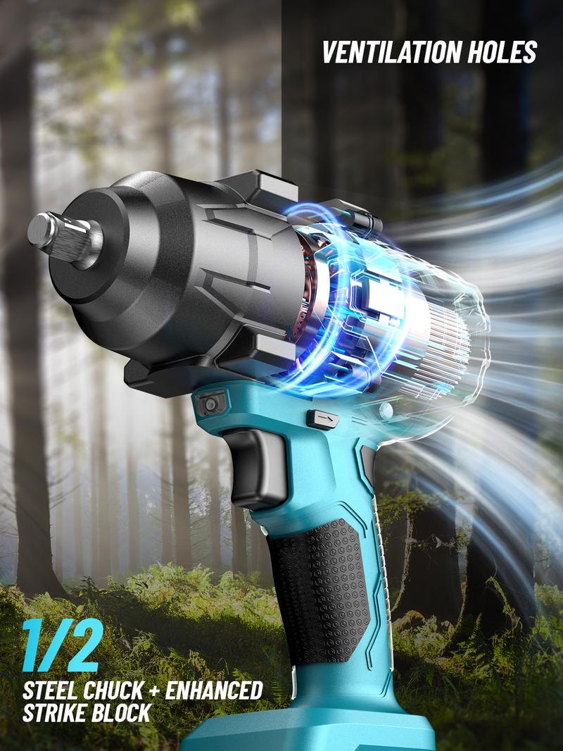 Seesii 1000Nm(738ft-lbs) Cordless Impact Wrench,1/2" High Torque Brushless Impact Wrench w/2x 4.0Ah Battery,Fast Charger, 1 Extension Bar, 5 Sockets & Storage Case, Pistola De Impacto, Electric Impact Wrench for Car Truck,WH760 Black Friday Deals Seesii 1000Nm(738ft-lbs) Cordless Impact Wrench,1/2" High Torque Brushless Impact Wrench w/2x 4.0Ah Battery,Fast Charger, 1 Extension Bar, 5 Sockets & Storage Case, Pistola De Impacto, Electric Impact Wrench for Car Truck,WH760 Black Friday Deals