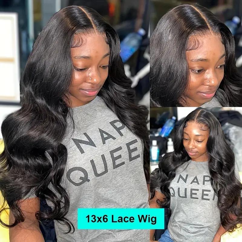 Bling Hair Invisible Strap HD 360 Lace Front Wig Human Hair Drawstring Body Wave 360 Full Lace Wig Glueless Human Hair Wigs PrePlucked