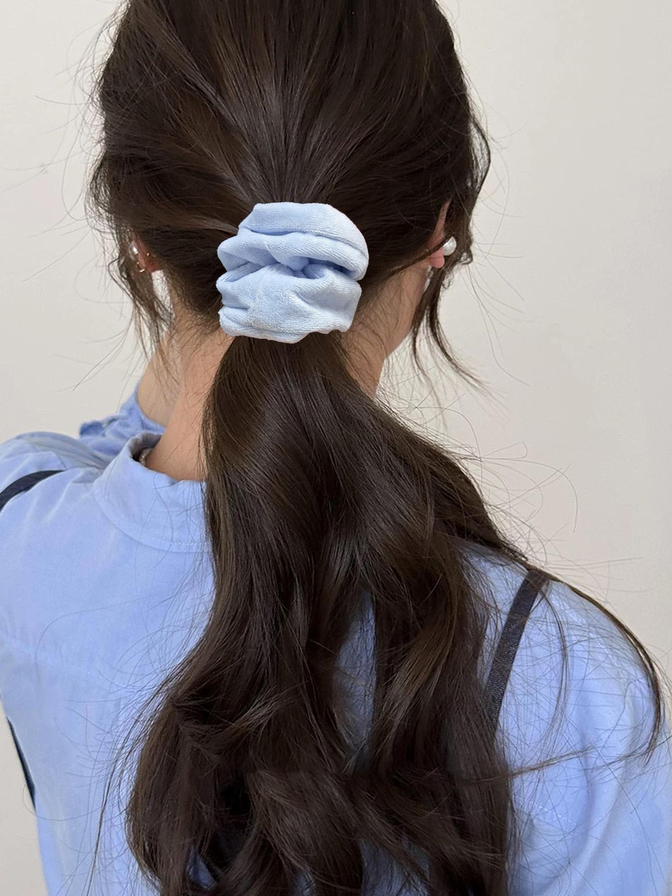 1021pcs Sweet Fantasy Girl's Wind Hair Accessories Set Large Intestine Hair Ring Small Intestine Hair Ring Small Rubber Tendons Suitable for All Daily Hairstyles Korean Dopamine Aesthetic High Elasticity Not Harm Hair Strong Non-slip Not Lean Hair Suitabl