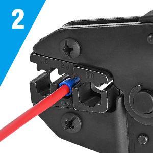 Nilight 840Pcs Copper Cable Connector Kit - 3 Different Sizes, Piggy Back Spade Male Female Solderless Quick Crimp Terminals, Durable Reliable Connectors, Butt Splice Wiring Terminals with AWG Range for All Wiring Projects, Both Indoor/Outdoor Use