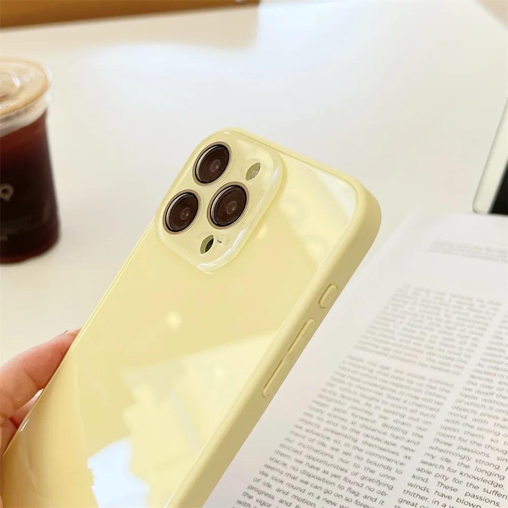 Luxury AG Glass Candy Color Phone Case For iPhone 17Air 17 16 15 14 13 12 11 Pro Max Full Lens Camera Protective Shockproof Back Cover
