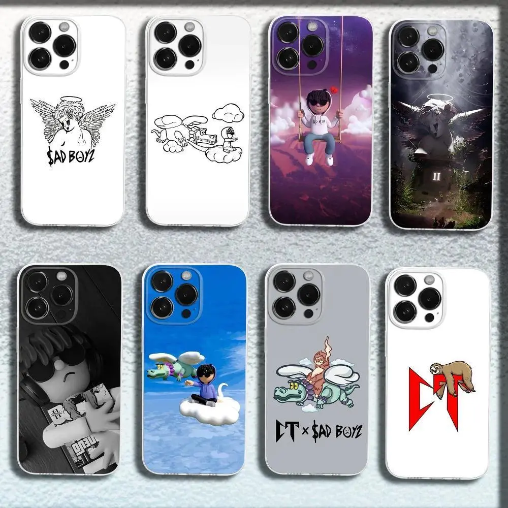 J-Junior H Sad Boyz Phone Case For iPhone 17 Promax 17E 16 15 14 13 12 11 Pro Max 17Air Plus & Samsung Galaxy S26 S25 S24 S23 S22 S21 FE Ultra Plus Anti-Fall Transparent tpu smartphone shockproof protection Soft silicone Back Cover
