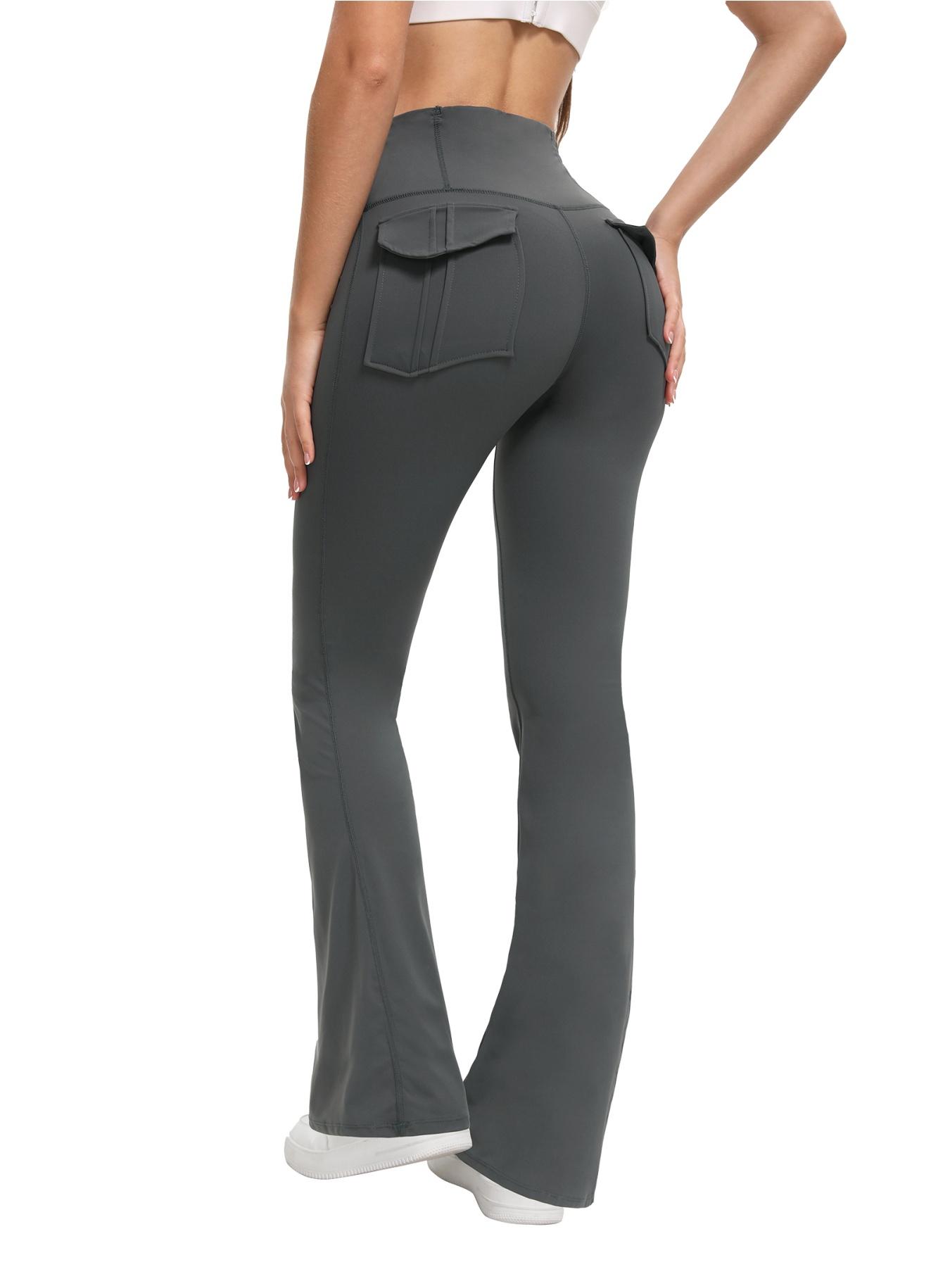 3PCS Women's Flared Leggings with Pockets Women's Flared Sweatpants Fitness Leggings Butt Lifting Fitness Yoga Leggings Track Sporty Pants Grey Sweatpants Women Streetwear Durable Stretchy Exercise Pants Activewear Outdoor Season Versatility 3PCS Women's Flared Leggings with Pockets Women's Flared Sweatpants Fitness Leggings Butt Lifting Fitness Yoga Leggings Track Sporty Pants Grey Sweatpants Women Streetwear Durable Stretchy Exercise Pants Activewear Outdoor Season Versatility