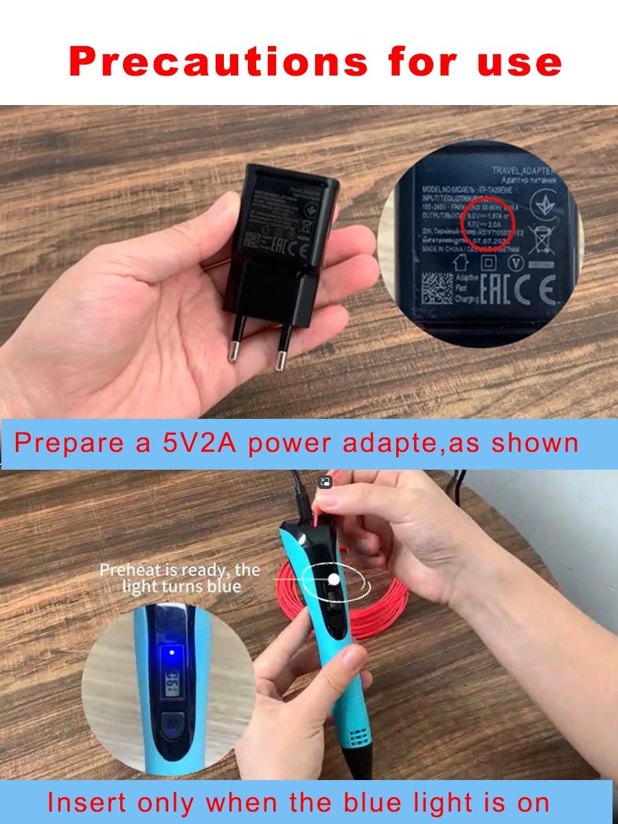 NEW 3D Printing Pen Set, 3D Pen with LCD Display & PLA Filament, Creative DIY Gift for Kids and Children, Ideal for Birthdays & Christmas Presents