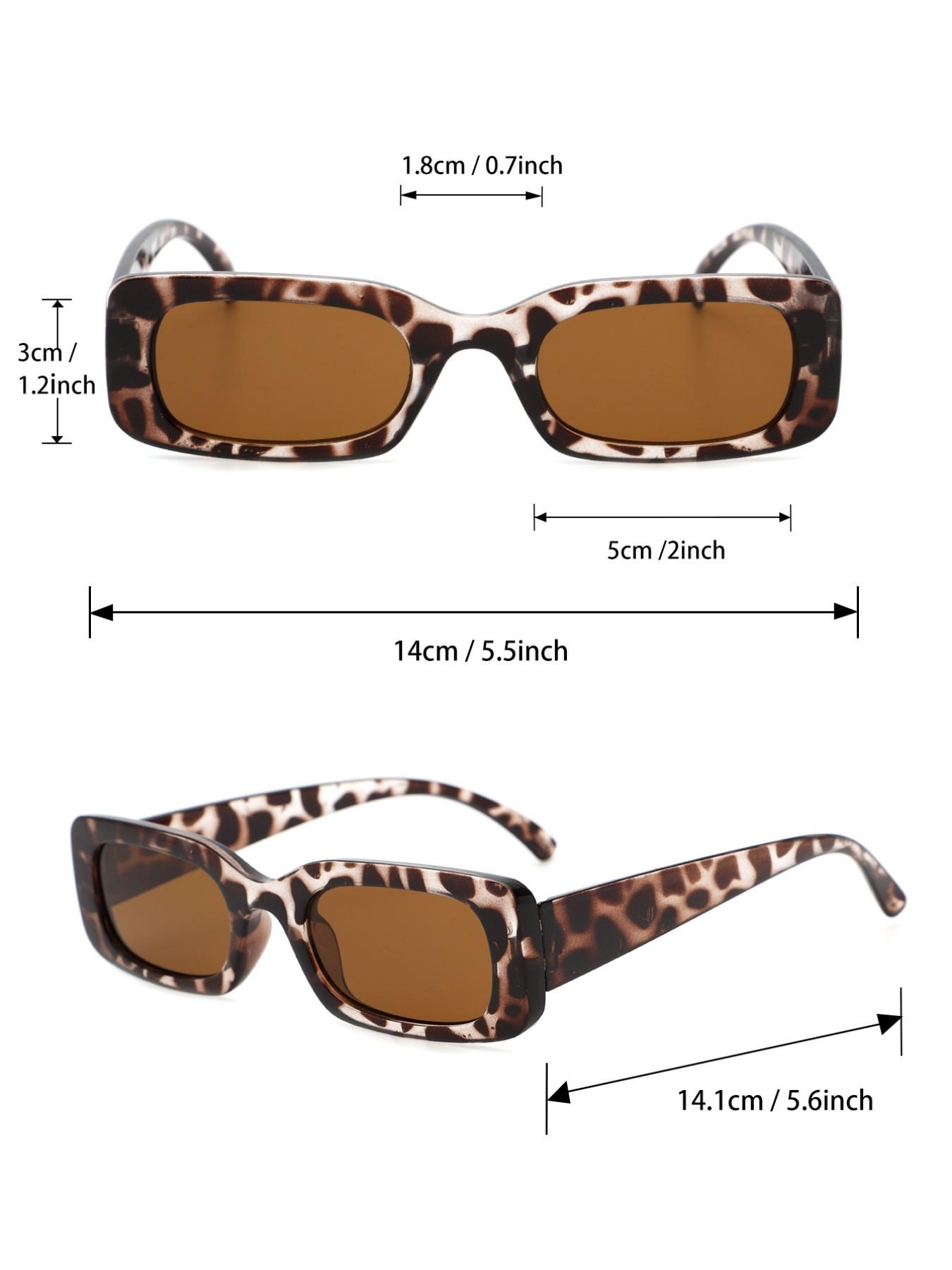 Elegant Women's Small Frame Sunglasses Set, Millennial Style, Perfect for Daily Outing and Vacation, 4 Pairs Included