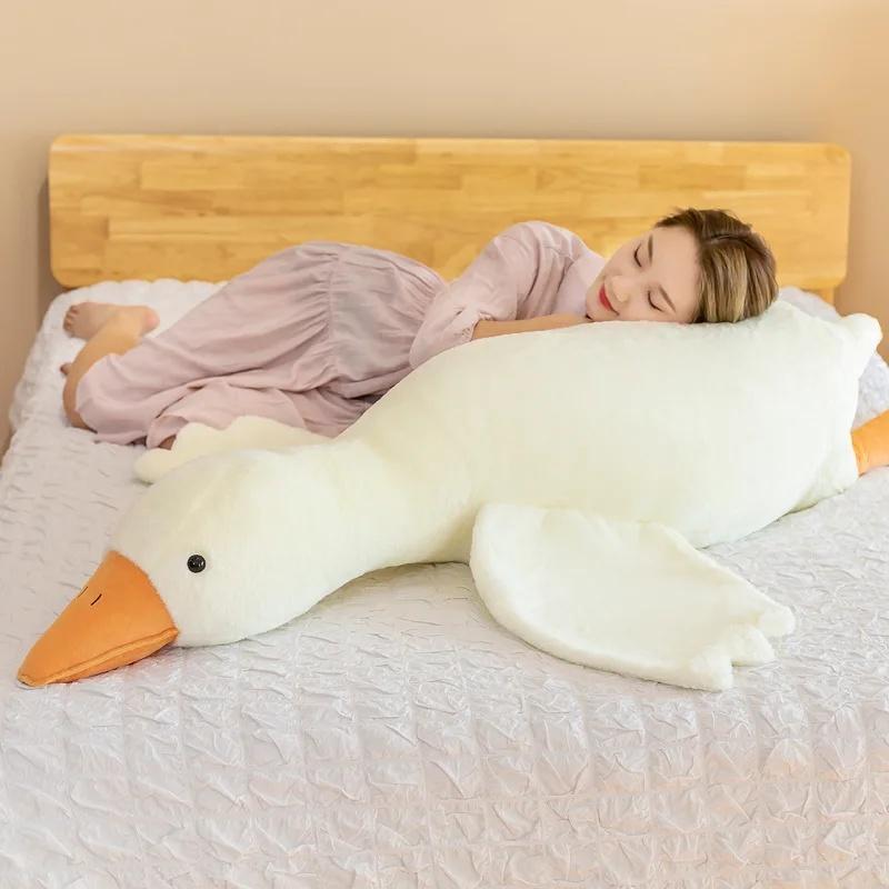 Funny Goose Soft Plush Stuffed Animal Toy, 35-130cm Stuffed Animals, Multi-Use Sleeping Pillow & Sofa Cushion, Ideal Gift for Kids for Birthday & Holiday Occasions