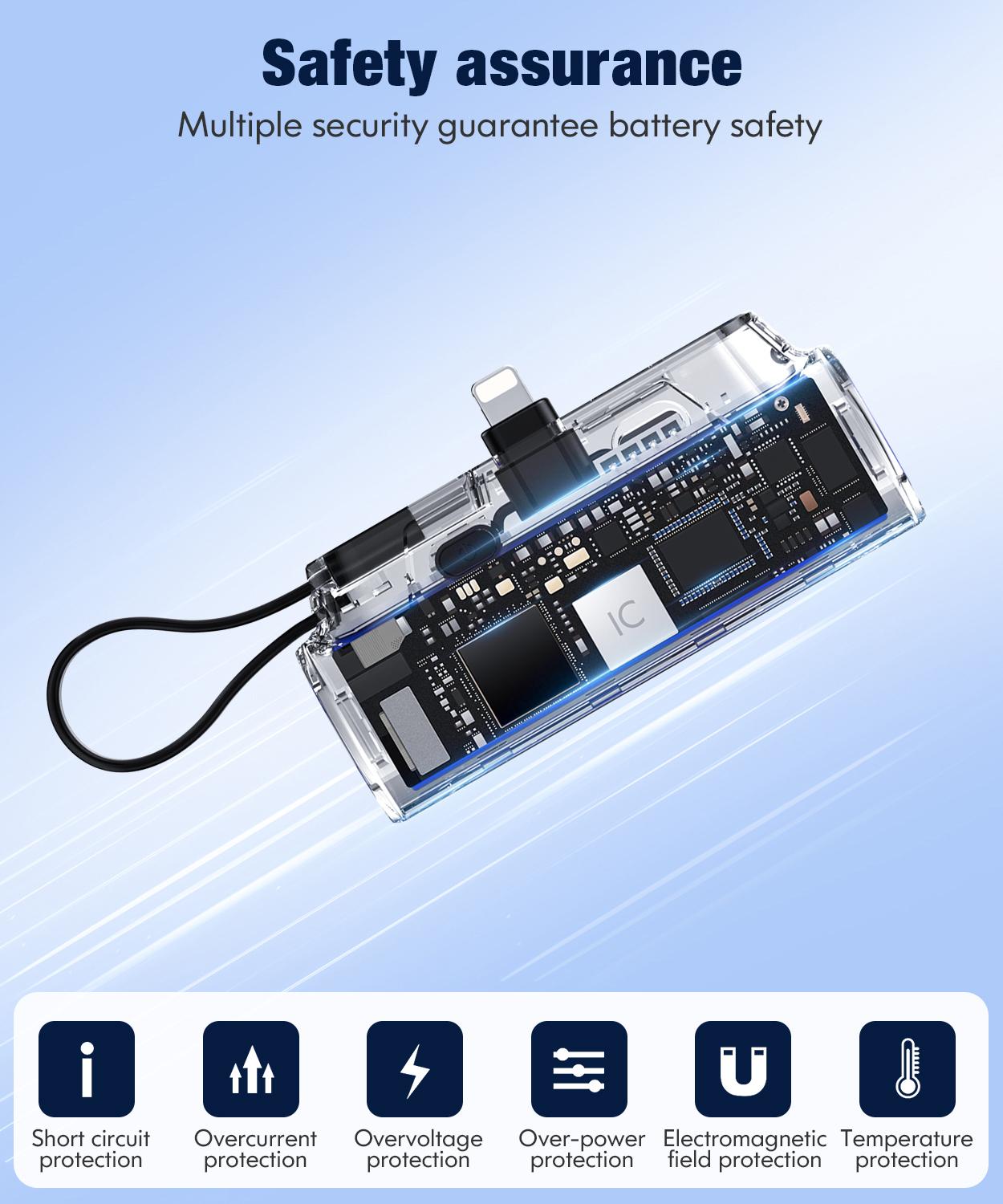 TikTokShopfalldealsforyou 8000mAh Portable Capsule Mobile Power - Mini USB-C Charging with Dual Inputs and 18W Fast Charging - Rechargeable Mobile Power with Stand for On-the-go Use Plug and Play, for Apple, Android,Gift,Springtok TikTokShopfalldealsforyou 8000mAh Portable Capsule Mobile Power - Mini USB-C Charging with Dual Inputs and 18W Fast Charging - Rechargeable Mobile Power with Stand for On-the-go Use Plug and Play, for Apple, Android,Gift,Springtok