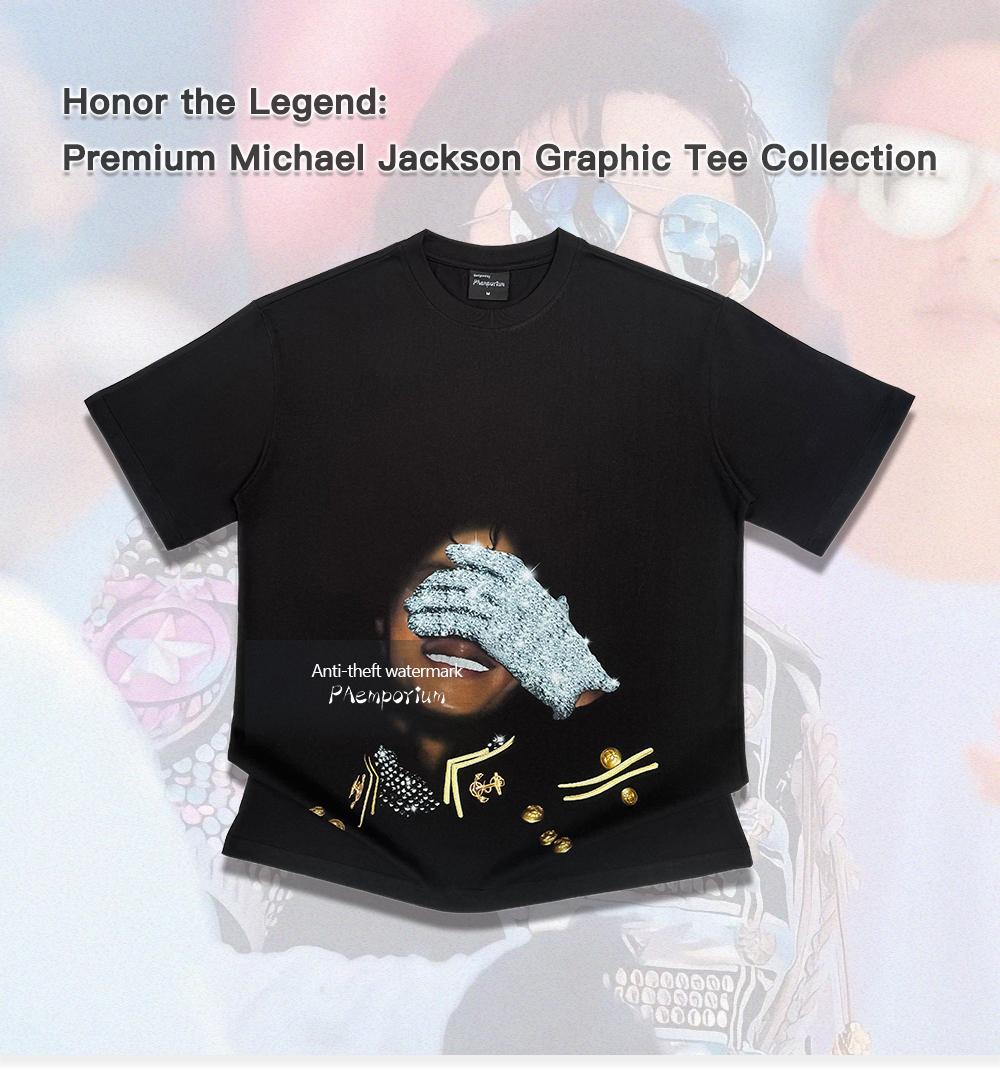 MeJend Printed Tshirt for Men, 250gsm Heavyweight Fabric, Cotton Short-Sleeve, Unique Graphic tee unisex casual heavyweight classic shirt Streetwear Top Black White Crewneck Breathable