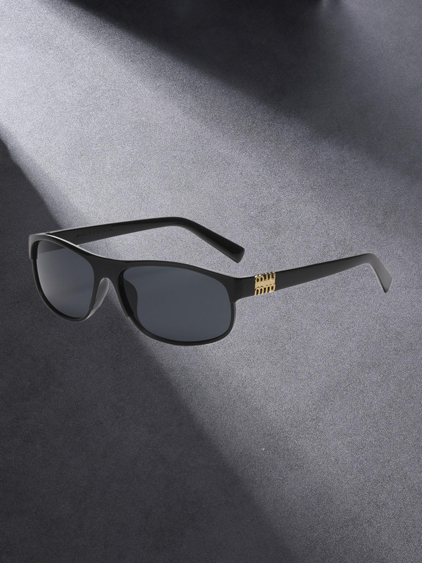 Small Frame Men's Sunglasses, Casual All-Over Print Decorative Lens, Unisex Daily Wear, Perfect for Work and Leisure