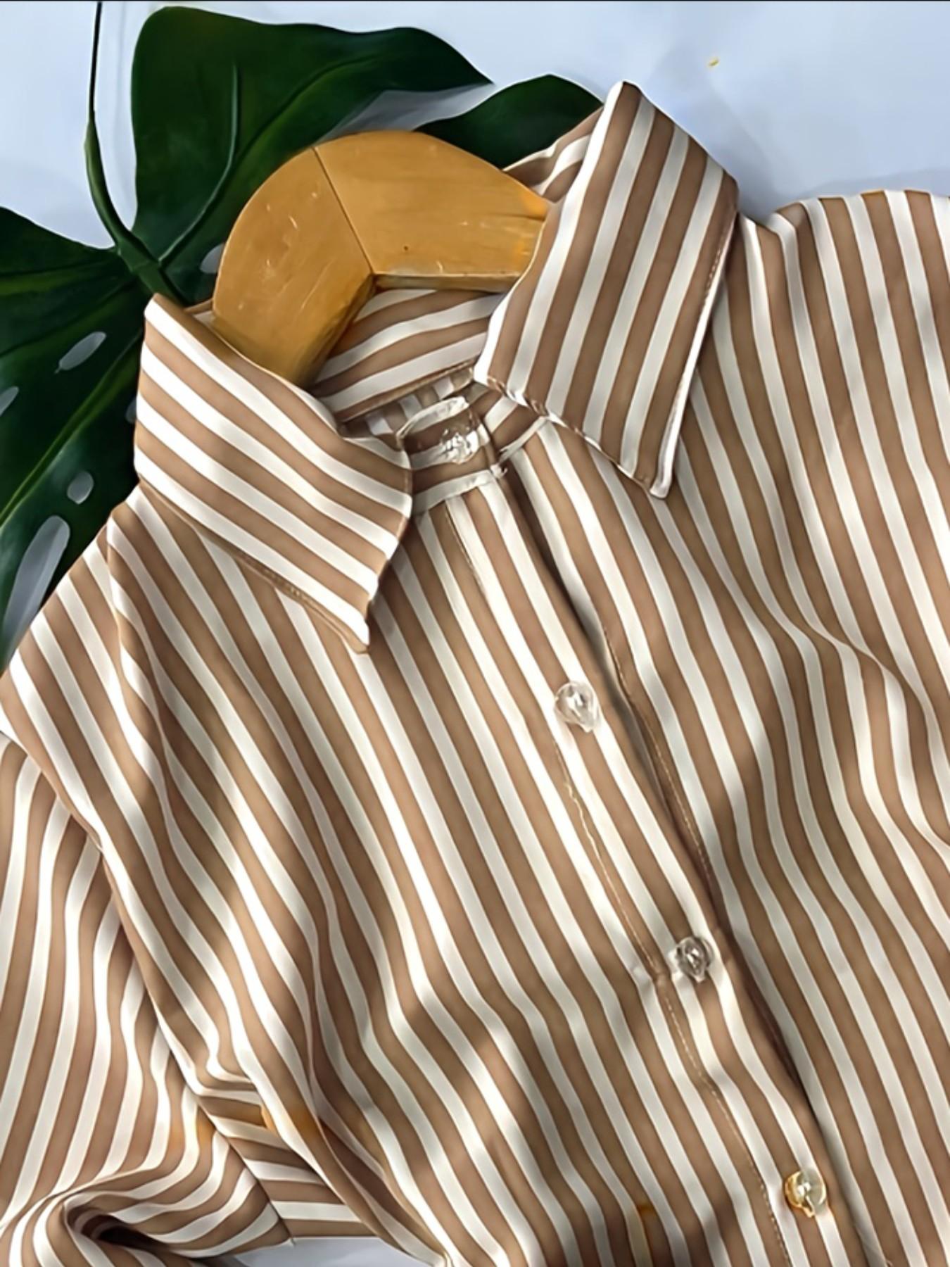 New Women's Casual Fashion Shirt Two-Piece Set Shorts, Stylish Ladies', Comfortable and Trendy, Perfect for Daily Wear