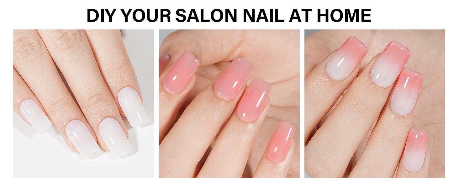 AILLSA Gel Nail Kit Short Square Acrylic Nail Tips 240pcs with 2In1 Nail Glue Base Coat Nail Dehyrator UV Light Jelly Gel Polish Top Coat Nail Tools for Beginner DIY at Home Nail Care Manicure Comfort Cutics gelx Nail birthday gifts dealsforyoudays AILLSA Gel Nail Kit Short Square Acrylic Nail Tips 240pcs with 2In1 Nail Glue Base Coat Nail Dehyrator UV Light Jelly Gel Polish Top Coat Nail Tools for Beginner DIY at Home Nail Care Manicure Comfort Cutics gelx Nail birthday gifts dealsforyoudays