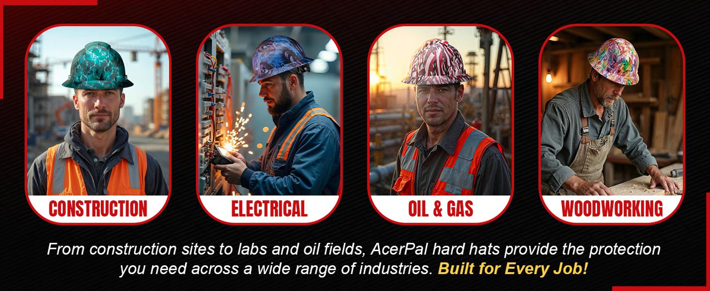 Handcrafted carbon fiber safety helmet - suitable for blue-collar workers